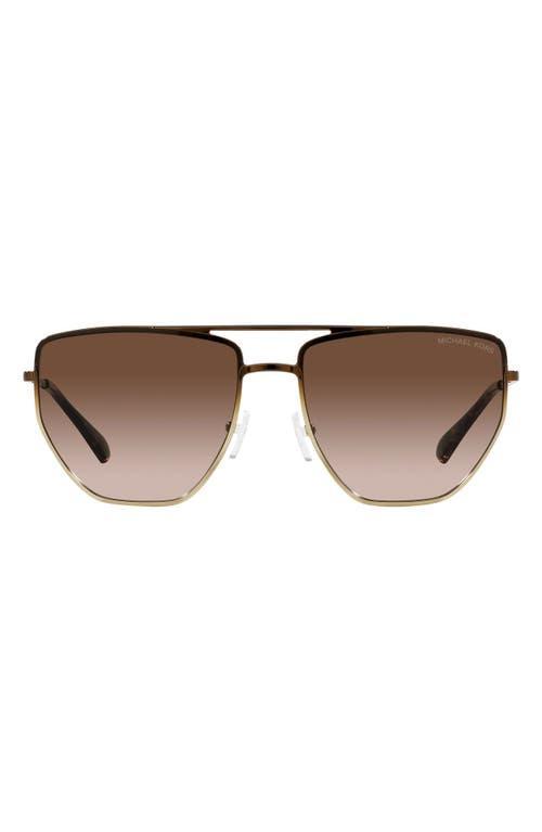 Michael Kors Paros 60mm Gradient Pilot Sunglasses Product Image