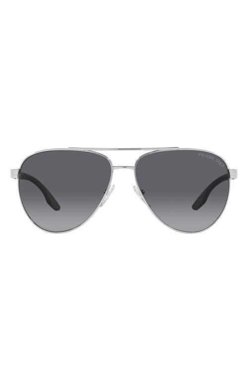 Ray-Ban Original Brow Bar Aviator Sunglasses, 58mm Product Image