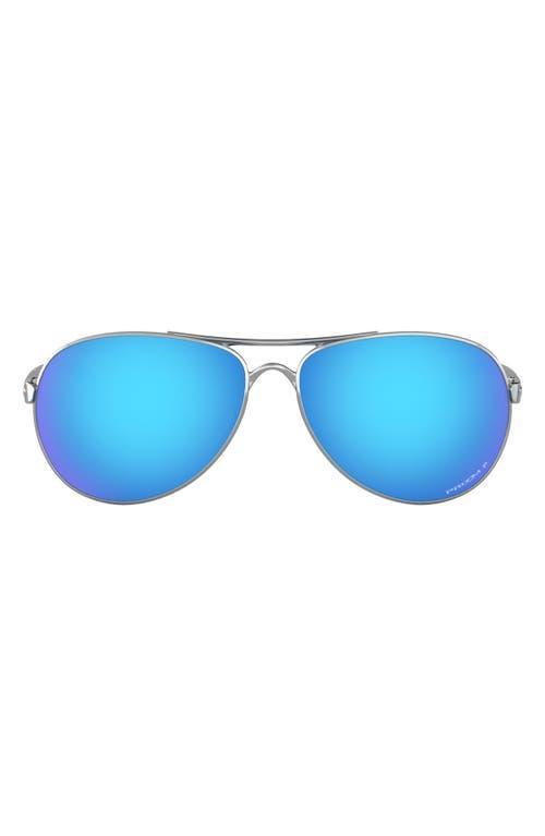 Oakley 59mm Polarized Aviator Sunglasses Product Image