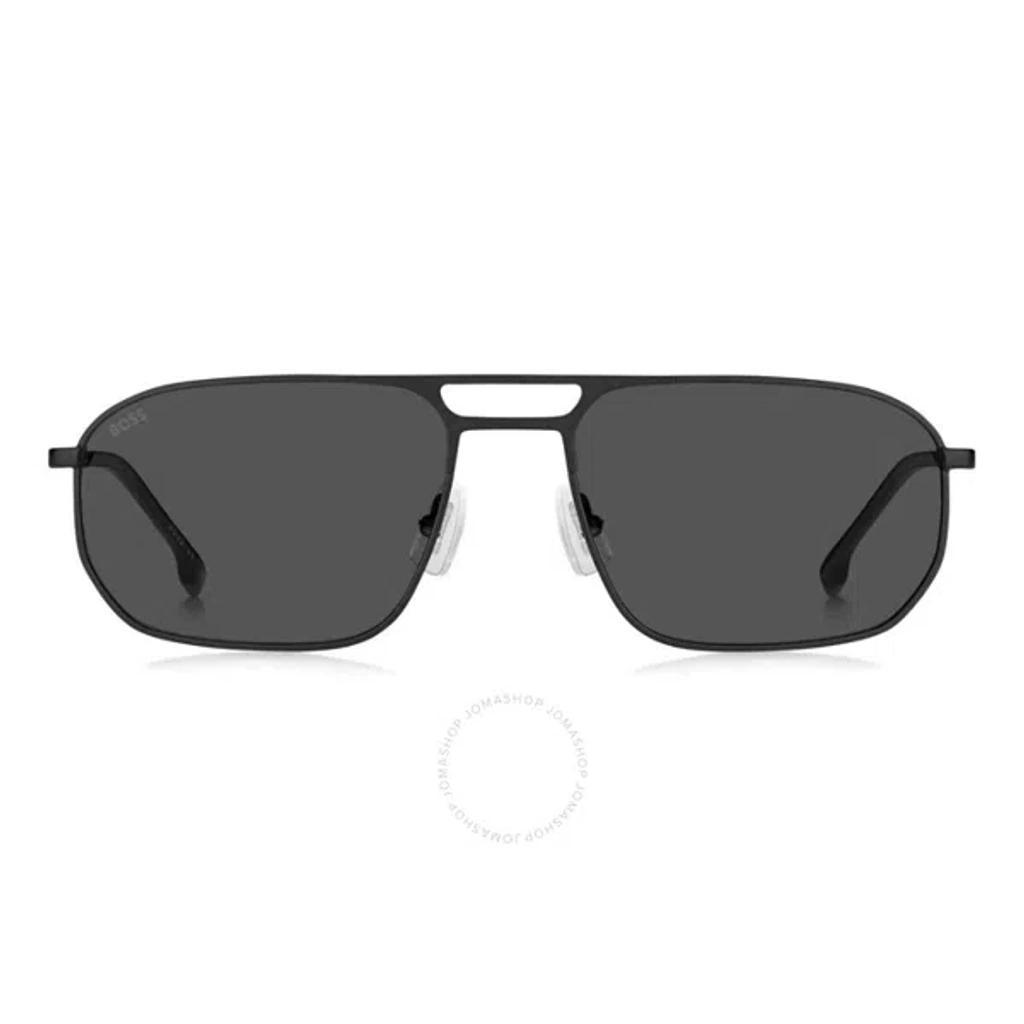 Grey Navigator Men's Sunglasses Boss 1446/s 0003/2k 59 In Gray Product Image