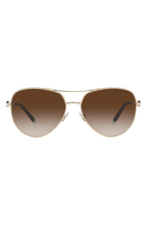 Tiffany & Co. 59mm Aviator Sunglasses Product Image