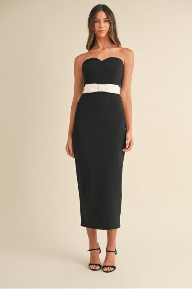 Strapless Midi Dress Product Image