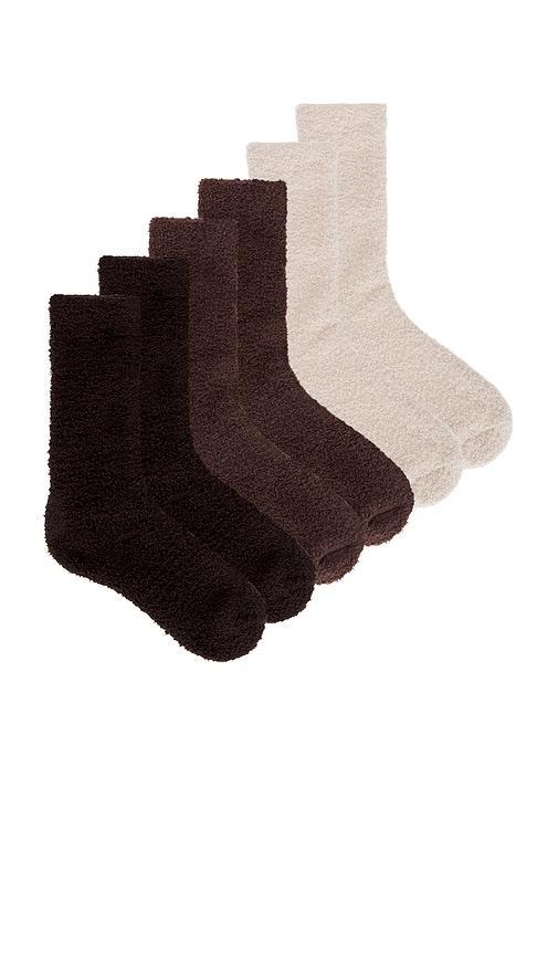 BAREFOOT DREAMS COZYCHIC 3 PAIR SOCK SET ソックスセット Product Image