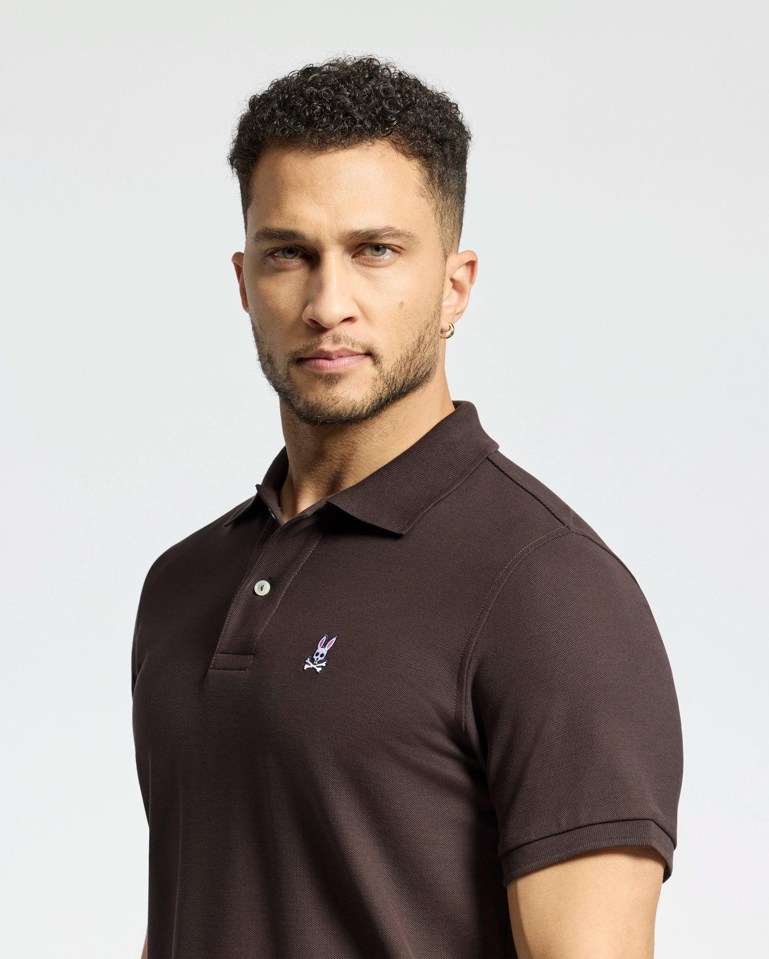 MENS CLASSIC PIQUE POLO SHIRT - B6K001B200 Product Image