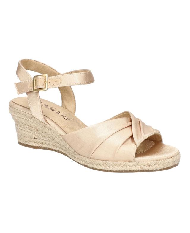 Bella Vita Womens Isabeth Espadrille Wedge Sandals Product Image