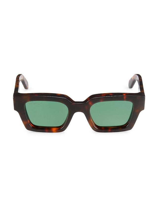 Mens Virgil 50MM Rectangular Sunglasses Product Image