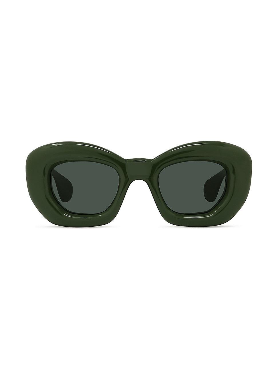 Mens Inflated 47MM Butterfly Sunglasses Product Image