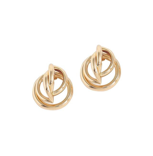 Sohi Womens Overlap Stud Earrings Product Image