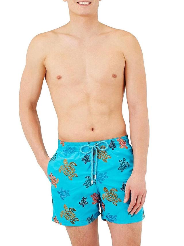 Mens Requins Embroidered Swim Shorts Product Image