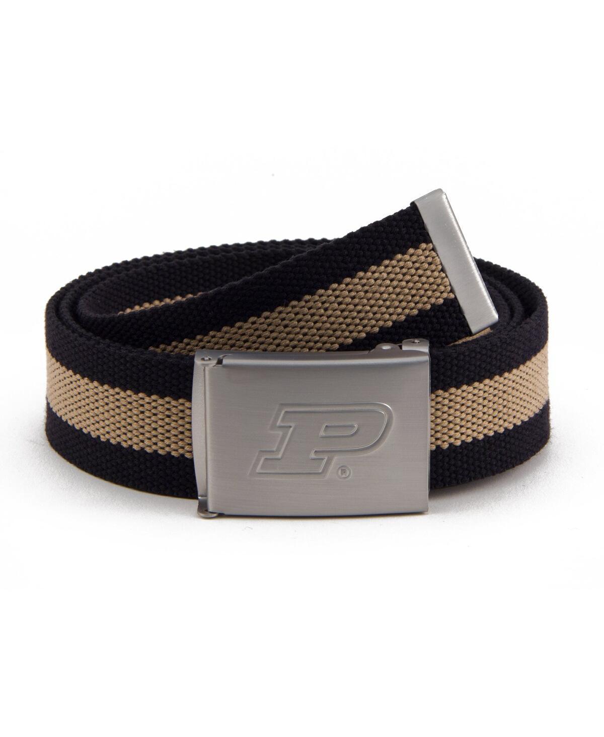 Mens Purdue Boilermakers Fabric Belt Product Image