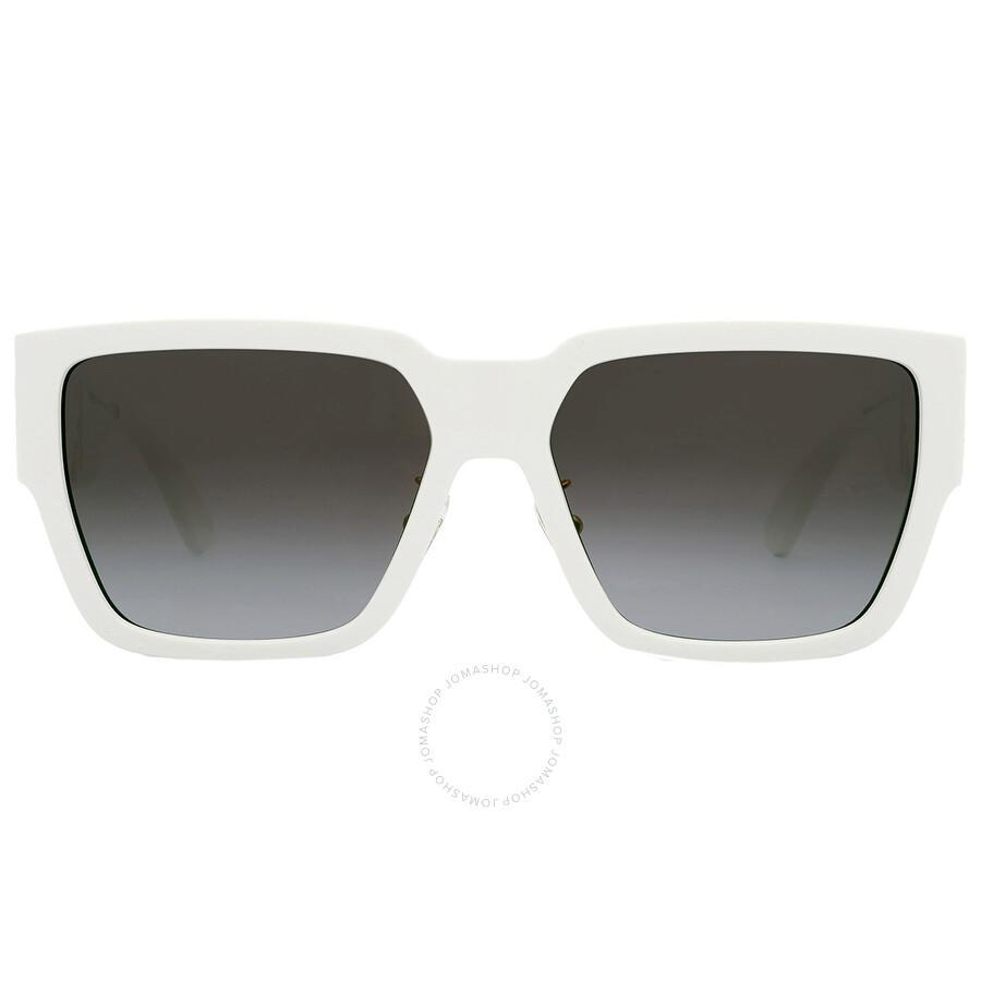 VERSACE Grey Gradient Square Men's Sunglasses Ve4483d 314/8g 57 In White Product Image