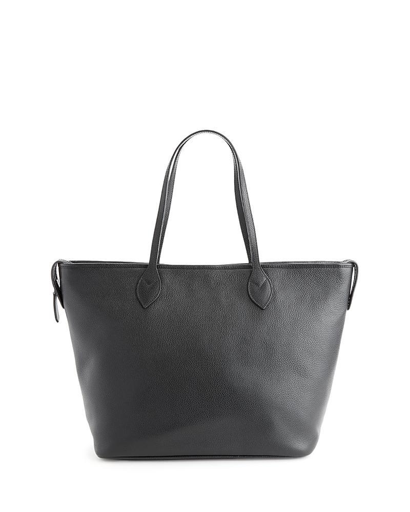 Womens Pebble Grain Wide Tote Bag Product Image