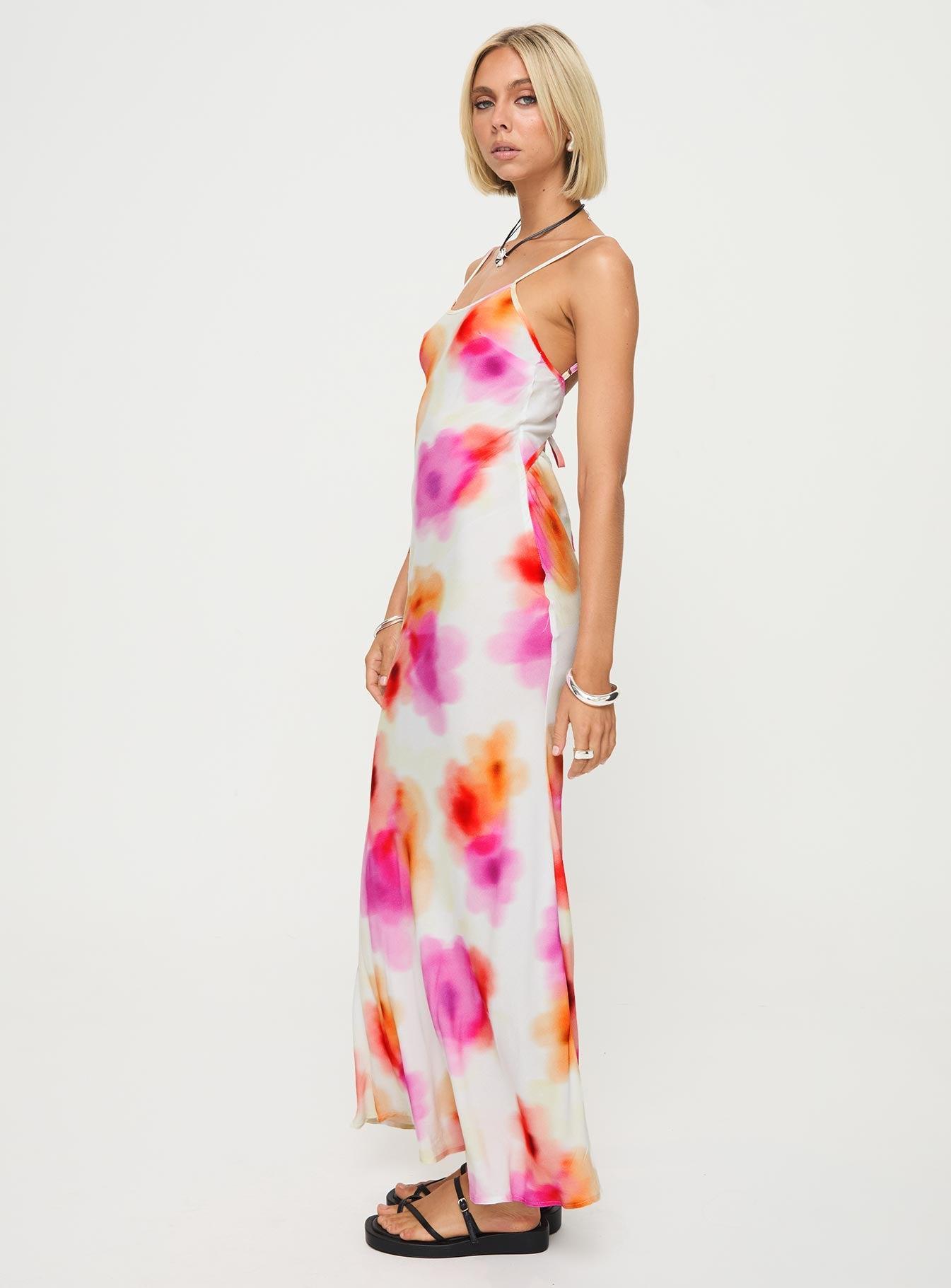 Luncheon Maxi Dress Pink Multi Product Image