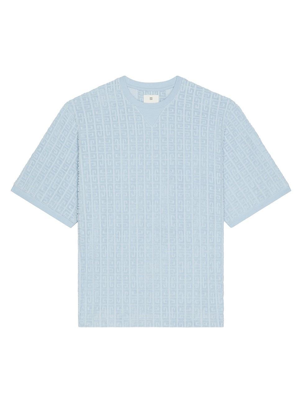 Givenchy Standard Short Sleeve Base T-Shirt Blue. (also in XL/1X). Product Image