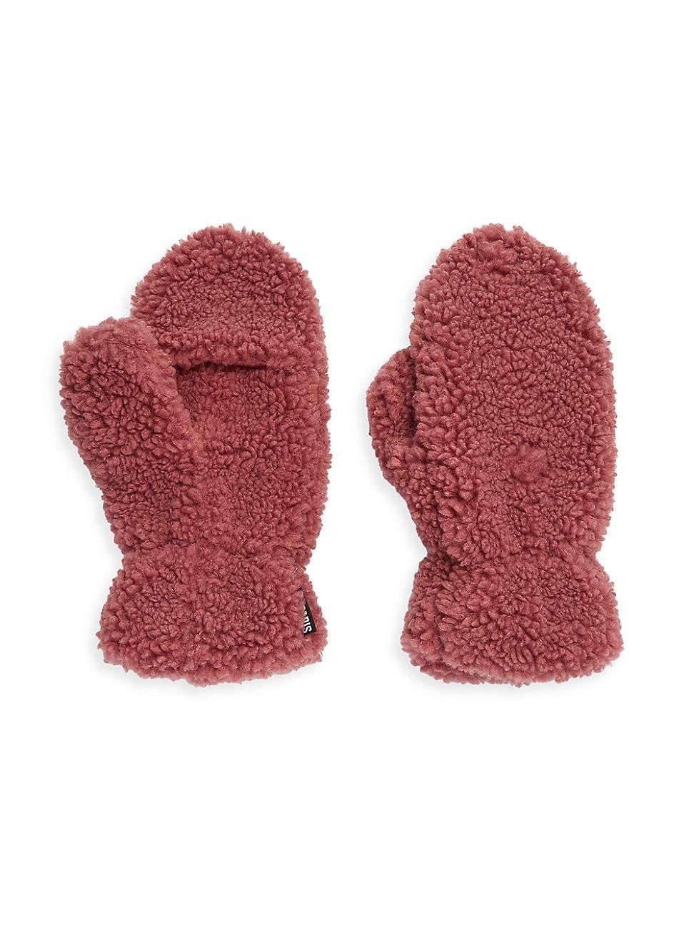 Womens Coco Luxe Teddie Flip-Top Mittens Product Image