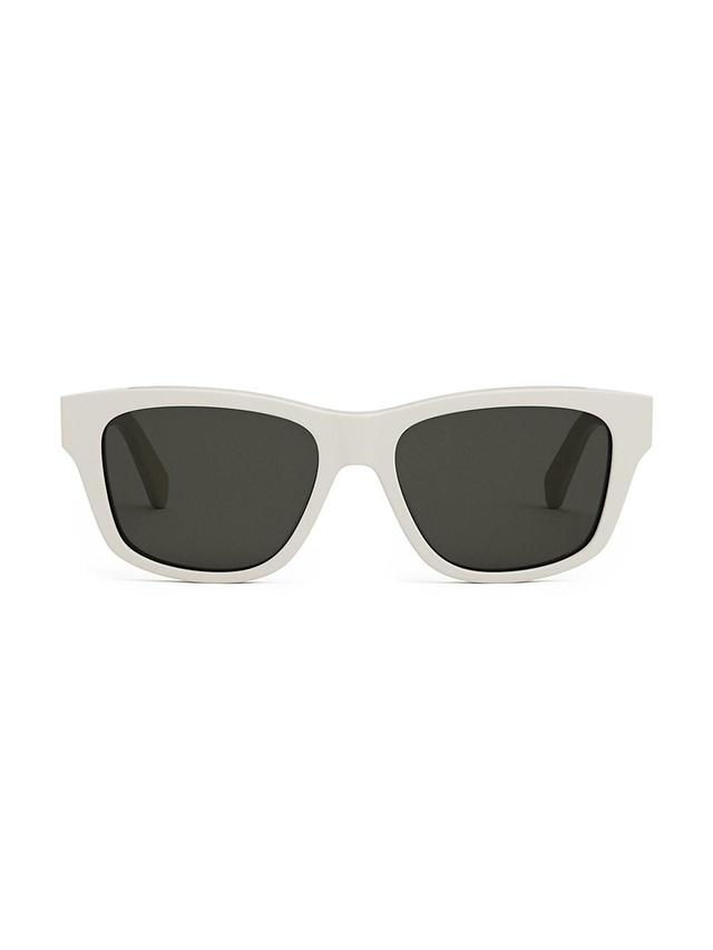 Mens Monochroms 55MM Rectangle Sunglasses Product Image