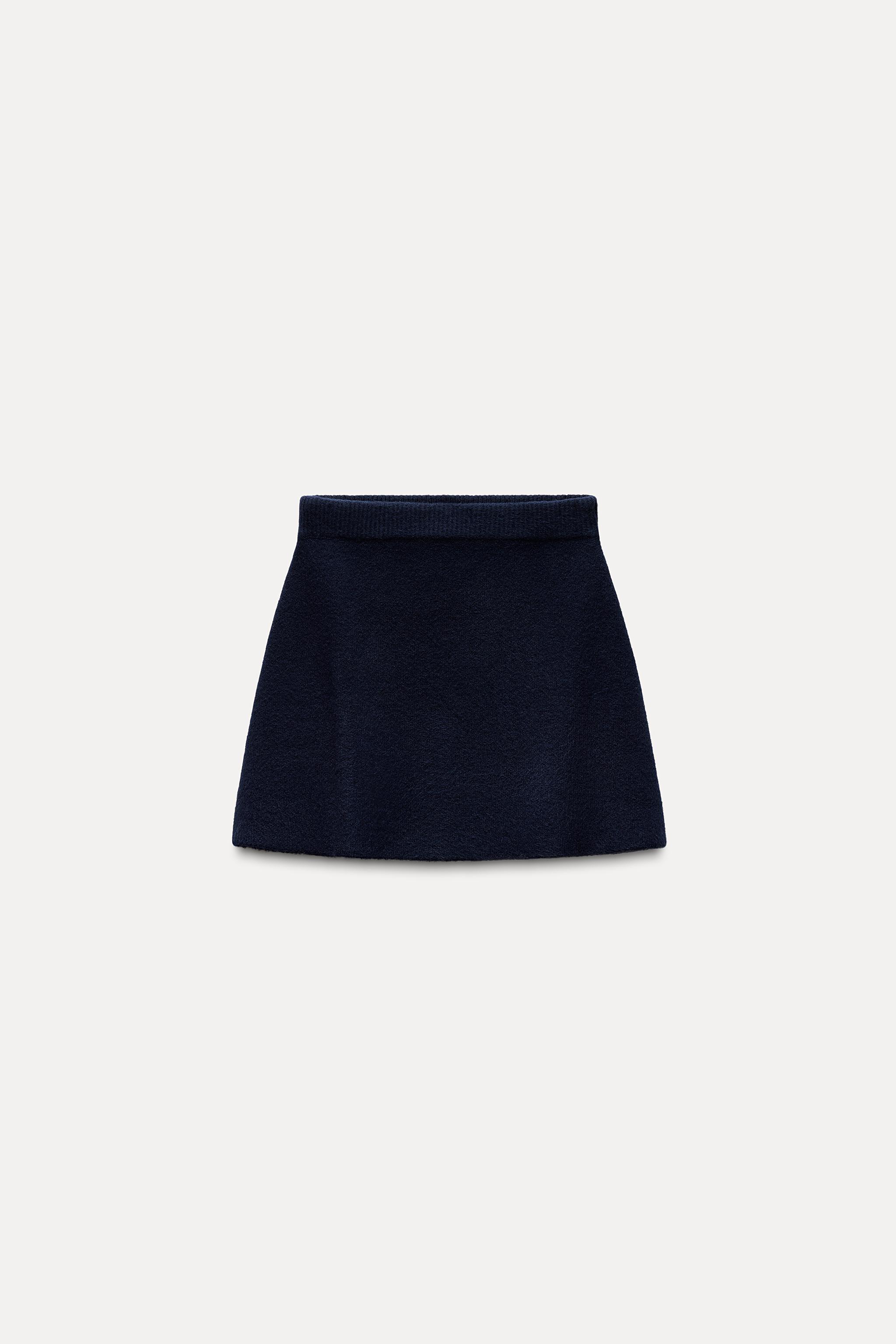 BASIC KNIT MINI SKIRT Product Image