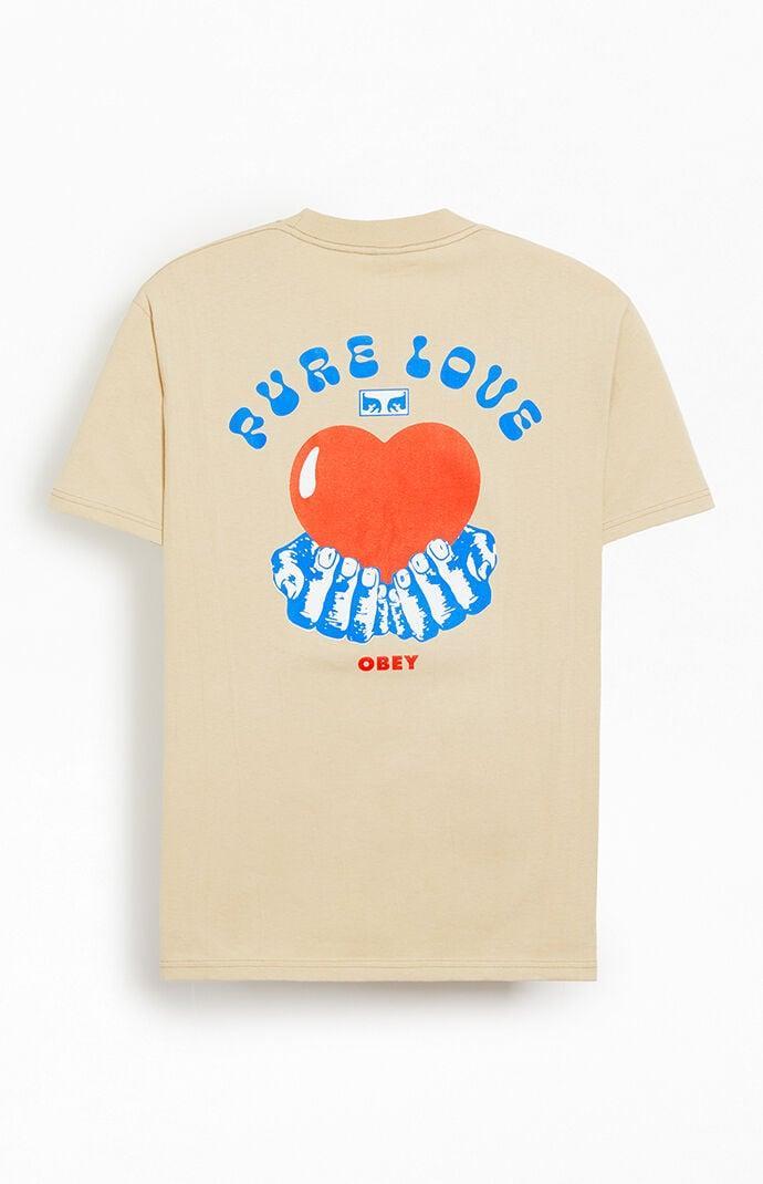 Obey Men's Pure Love T-Shirt Product Image