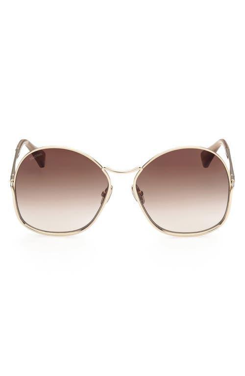 Max Mara 60mm Geometric Sunglasses Product Image