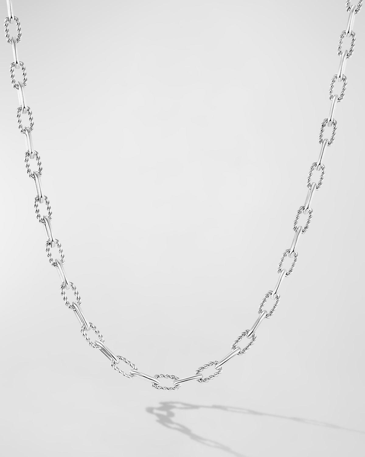 David Yurman 18K White Gold Dy Madison Chain Link Necklace, 18 Product Image