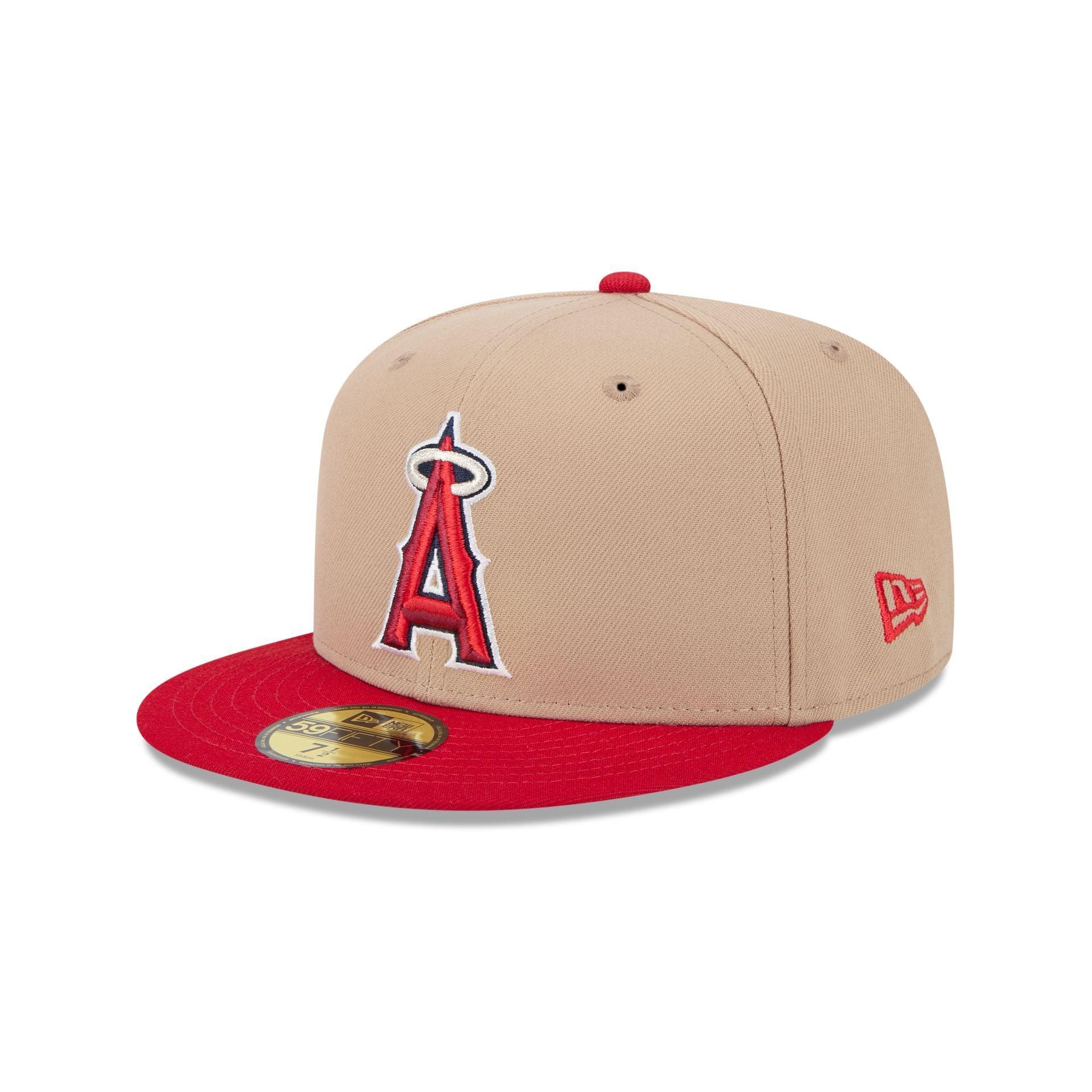 Los Angeles Angels Camel 59FIFTY Fitted Hat Male Product Image