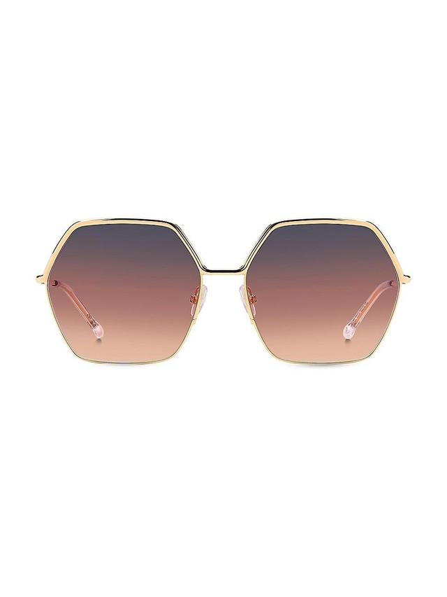 Womens 59MM Geometric Sunglasses Product Image