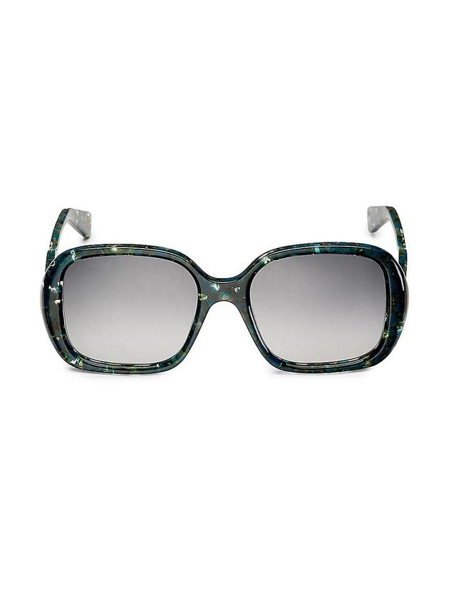 Womens Gayia 55MM Square Sunglasses Product Image