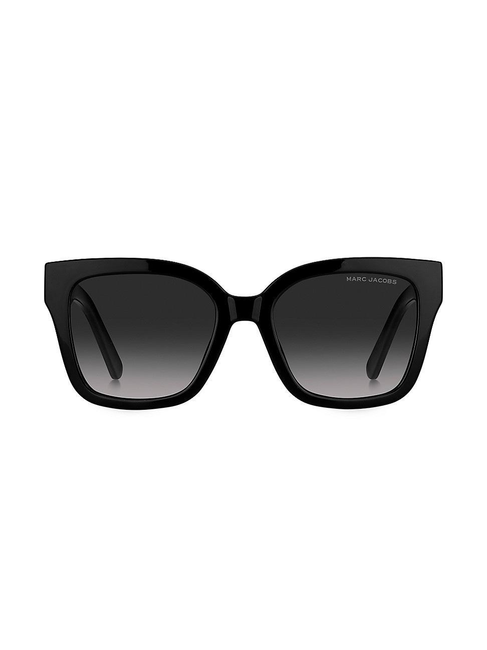 Marc Jacobs 53mm Gradient Polarized Square Sunglasses Product Image