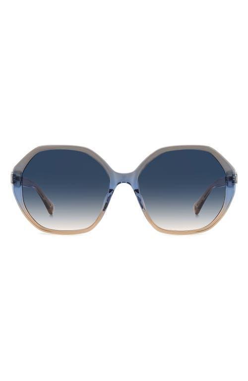 Womens Triomphe 55MM Butterfly Sunglasses Product Image