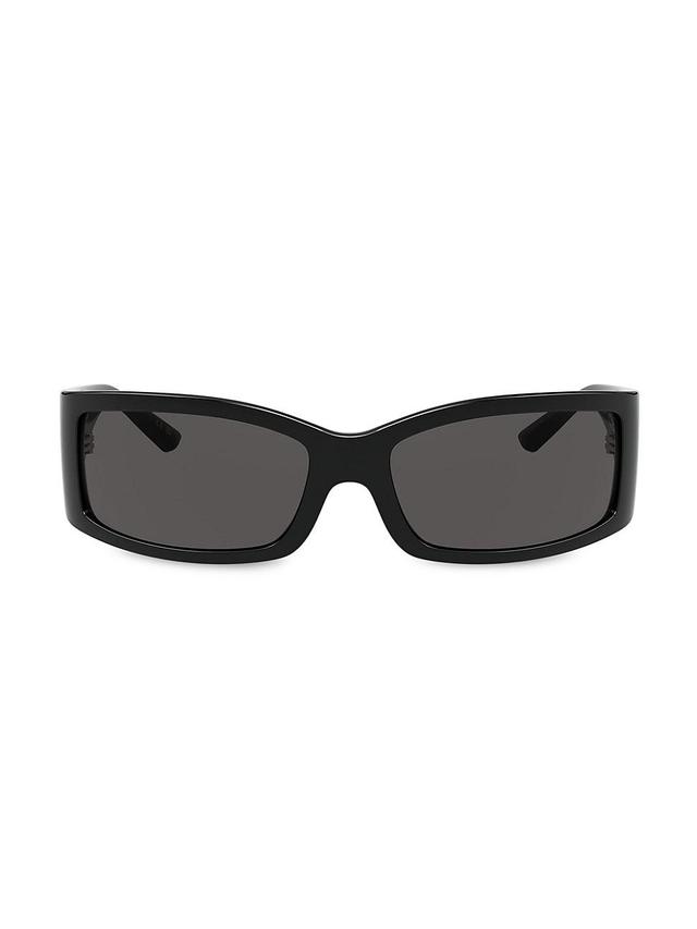 Mens 61MM Propionate Rectangular Sunglasses Product Image