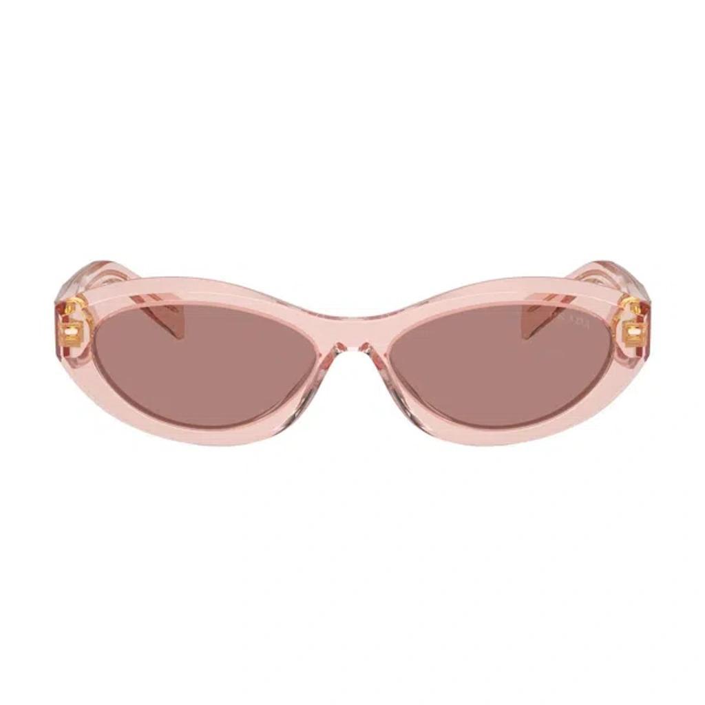 Pr26zs Symbole 19q10d Rosa Sunglasses In Transparent Peach Product Image