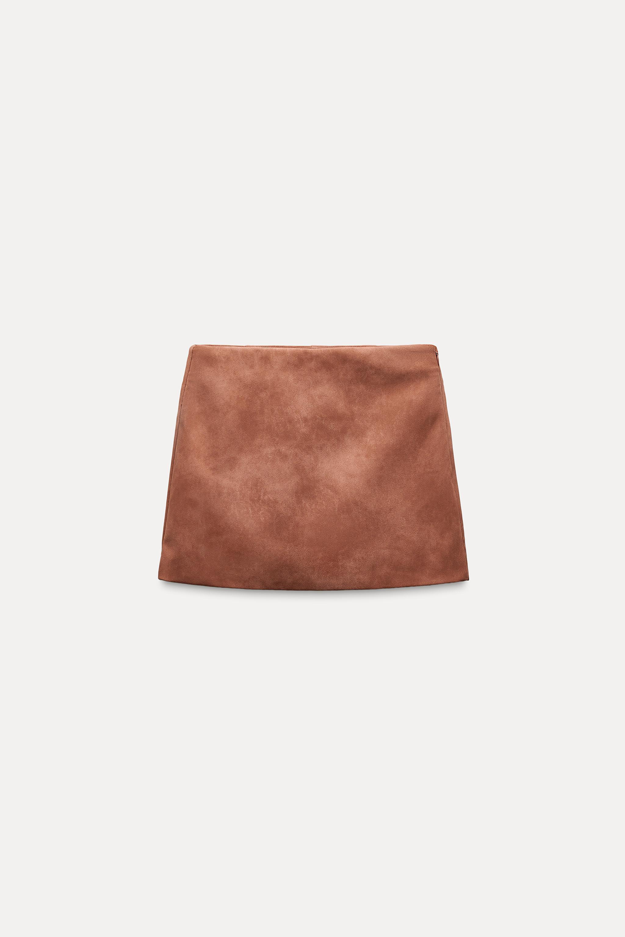 FAUX SUEDE SKORT Product Image