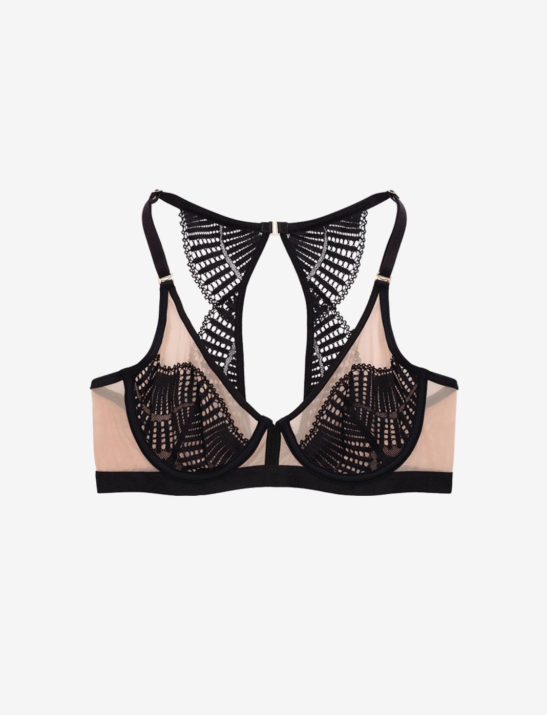 Fleur Lace Unlined Racerback Bra Product Image