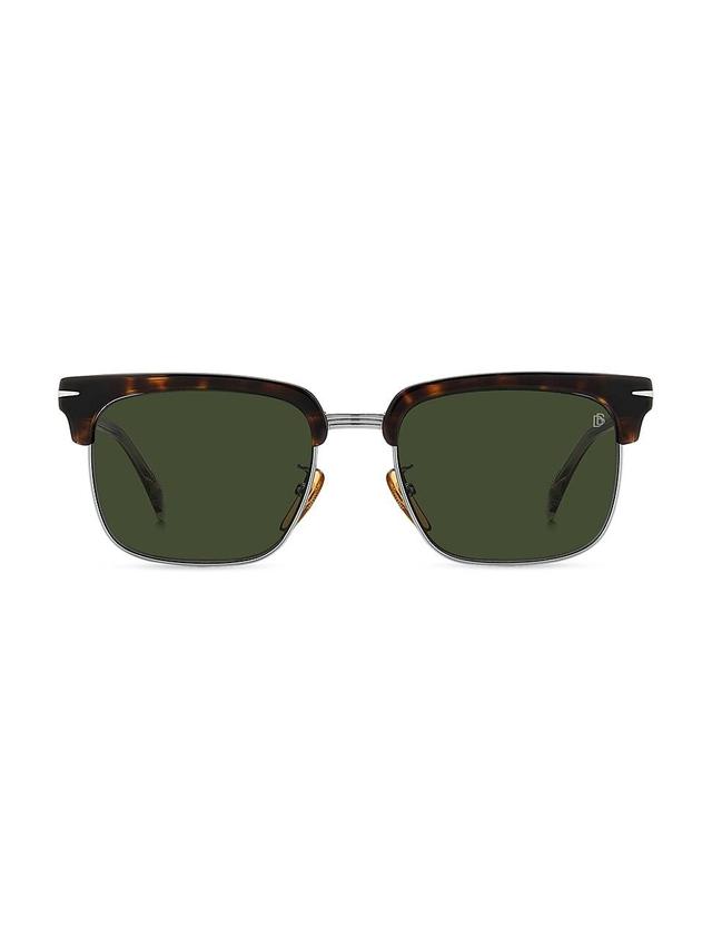 Mens 55MM Rectangle Sunglasses Product Image