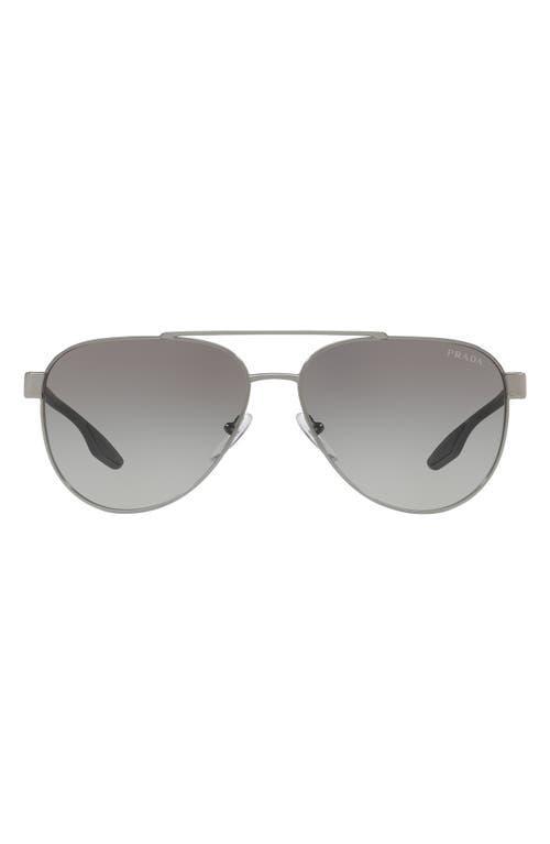 PRADA SPORT 58mm Gradient Pilot Sunglasses Product Image