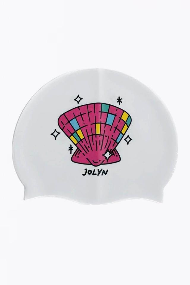 Silicone Swim Cap - Sparkle Shell Female Product Image