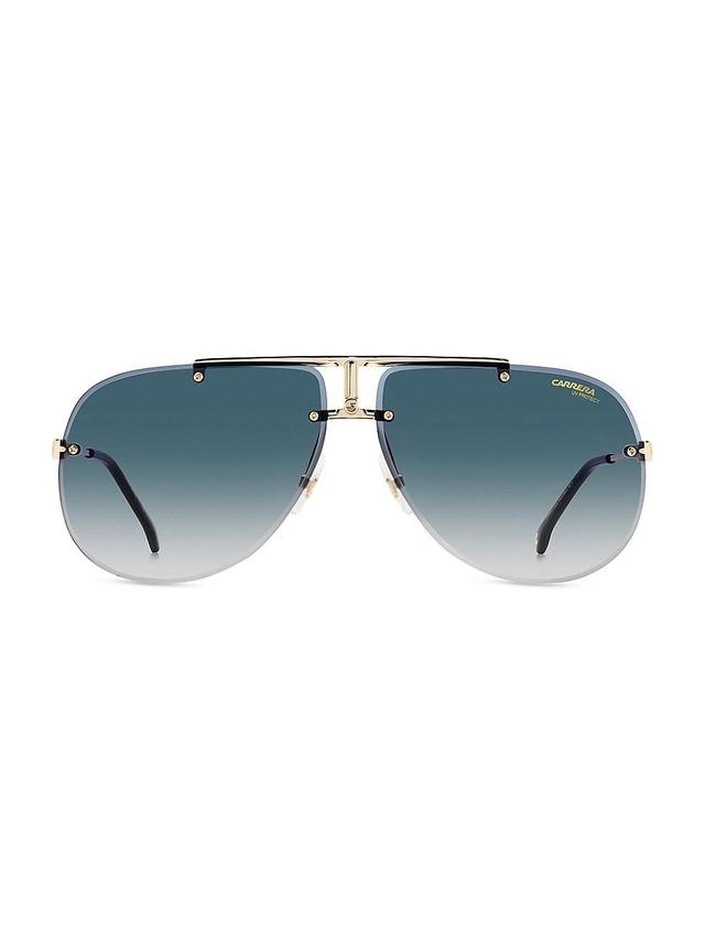 Carrera Eyewear 65mm Oversize Rimless Aviator Sunglasses Product Image