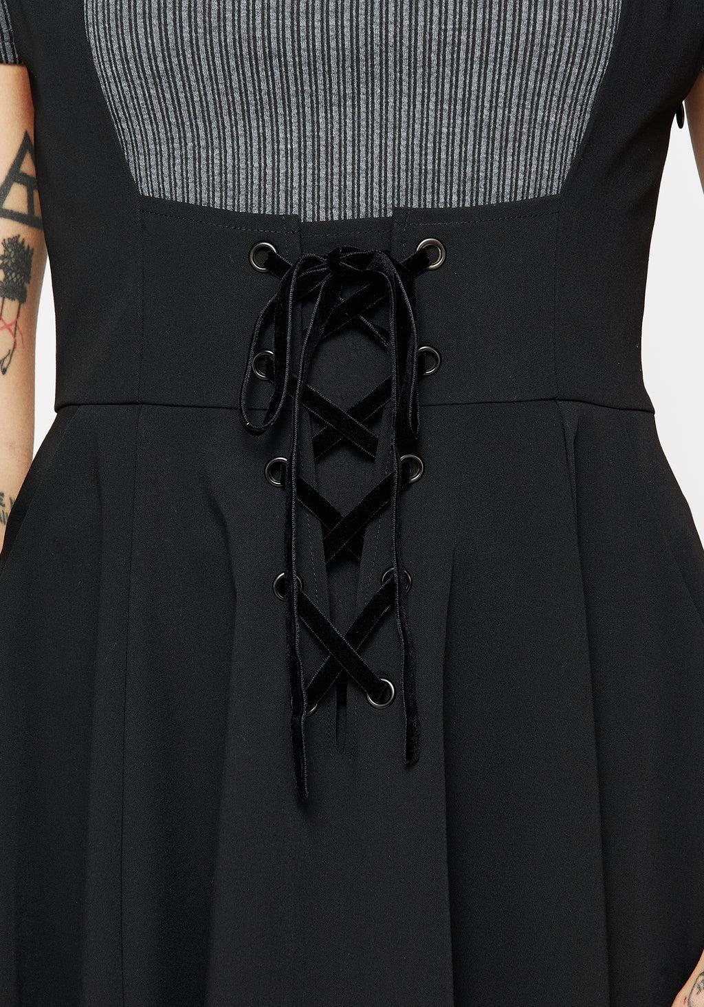 Nessa Lace Up Mini Dress Product Image