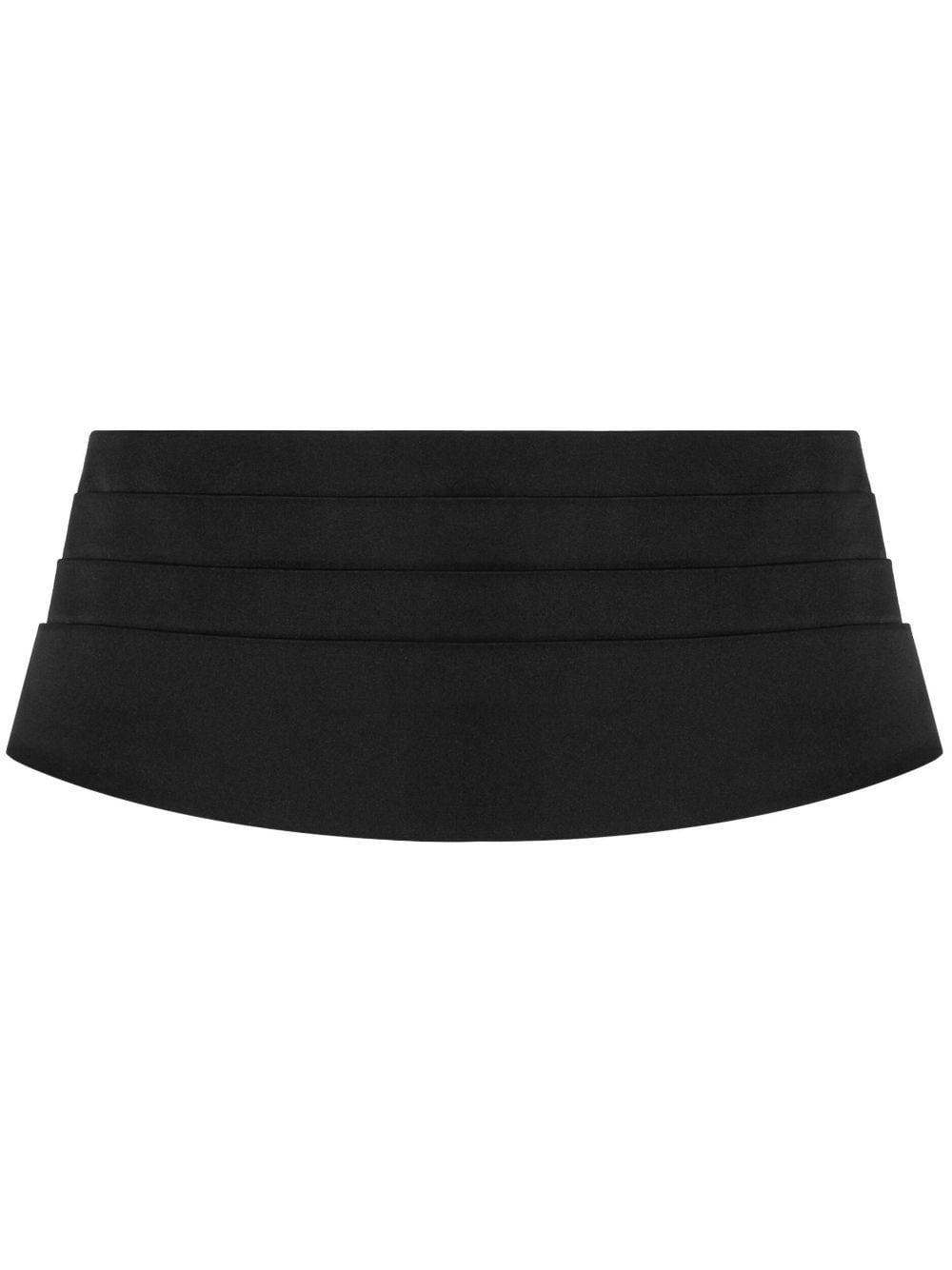 Silk Smoking Belt In Black Product Image