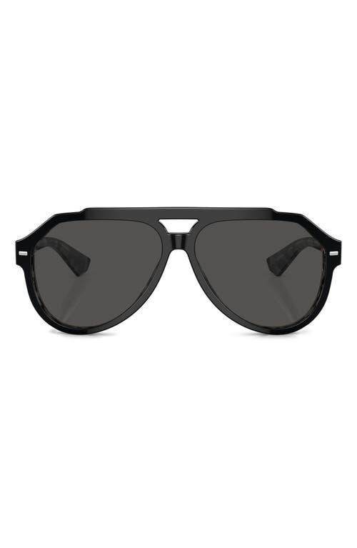 Versace 57mm Polarized Pillow Sunglasses Product Image