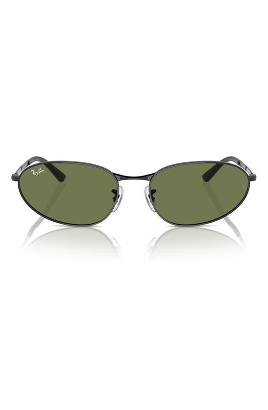 RAY BAN 56mm Gradient Pilot Sunglasses In Black Product Image