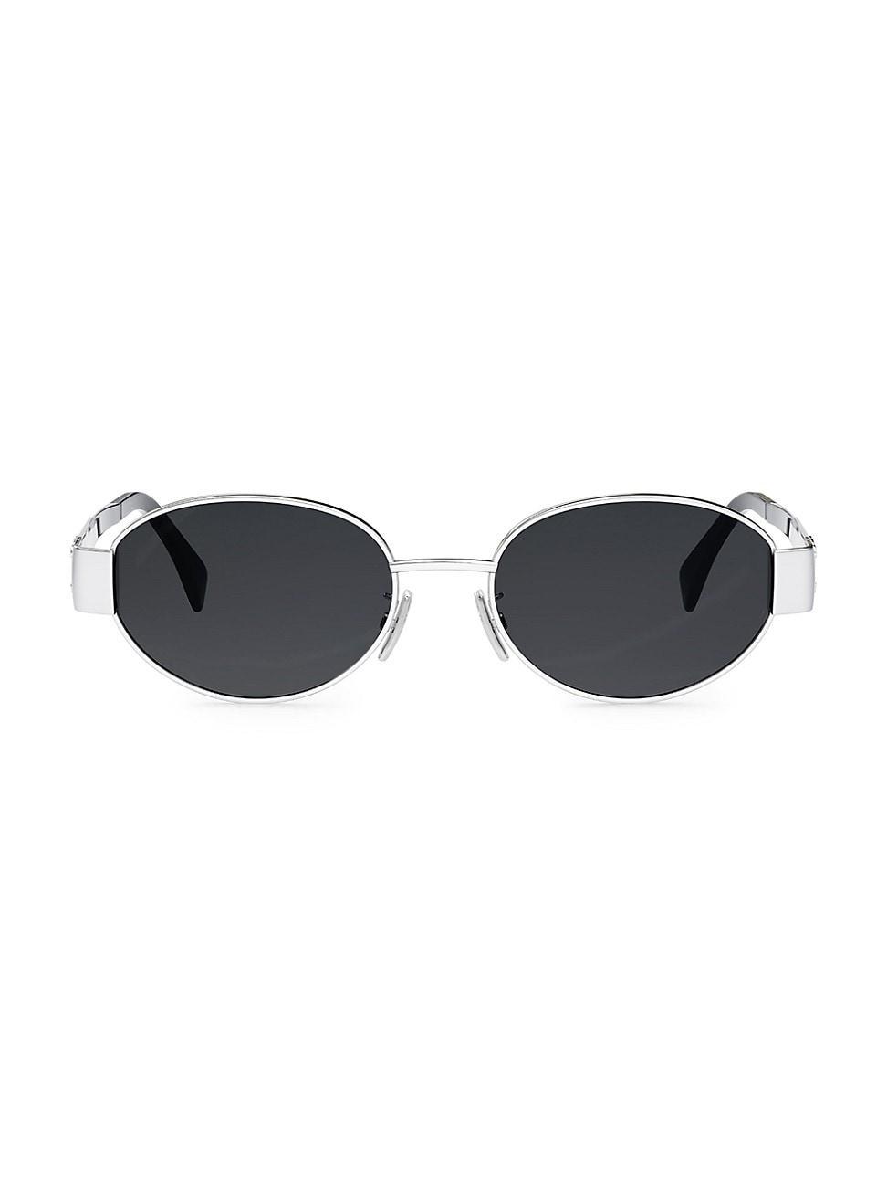 Mens Triomphe 53MM Oval Sunglasses Product Image