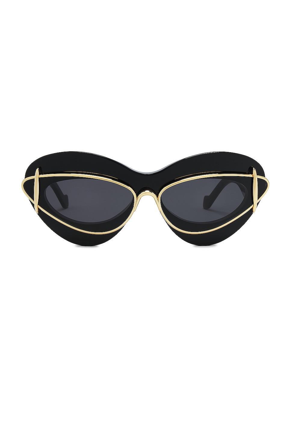 Loewe Double Frame Sunglasses Black.. Product Image