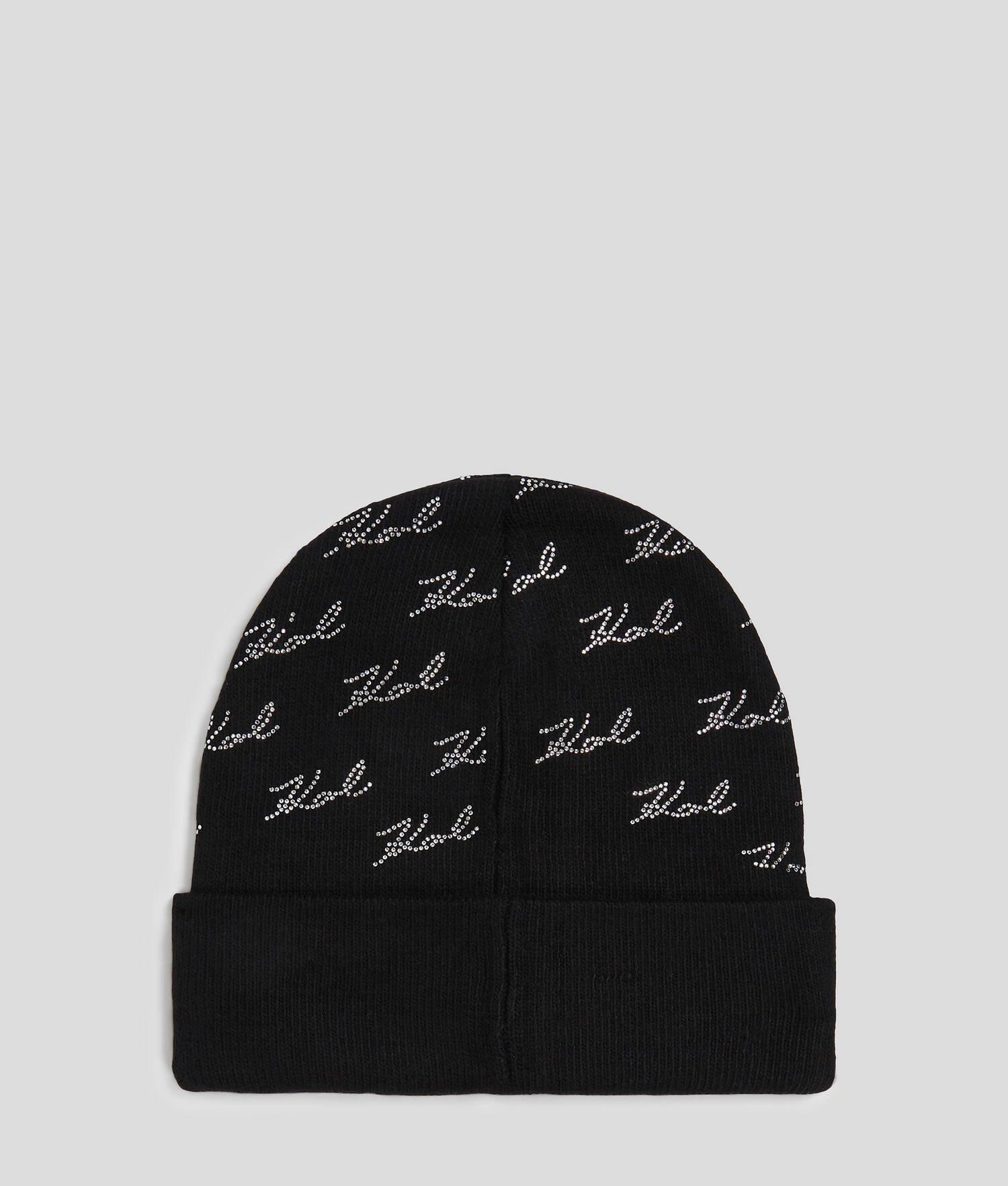 K/SIGNATURE RHINESTONE BEANIE Product Image