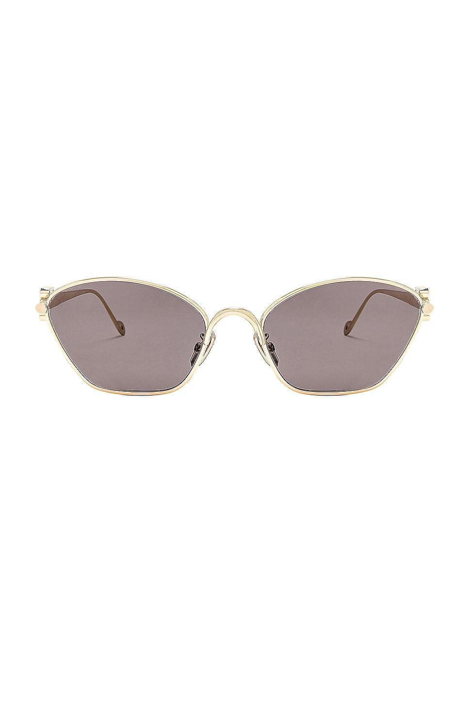 Loewe Metal Sunglasses in Black Product Image