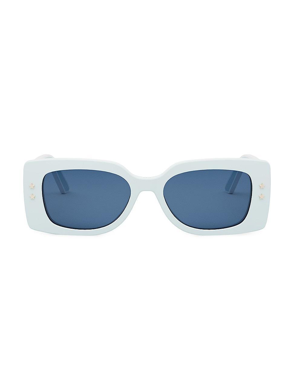 Womens DiorPacific S1U 53MM Acetate Rectangular Sunglasses Product Image