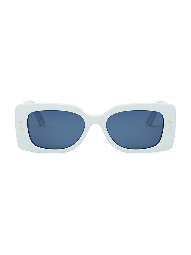 Womens DiorPacific S1U 53MM Acetate Rectangular Sunglasses Product Image