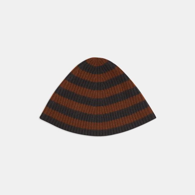 Ribbed Wool Striped Cap | Theory Outlet Product Image