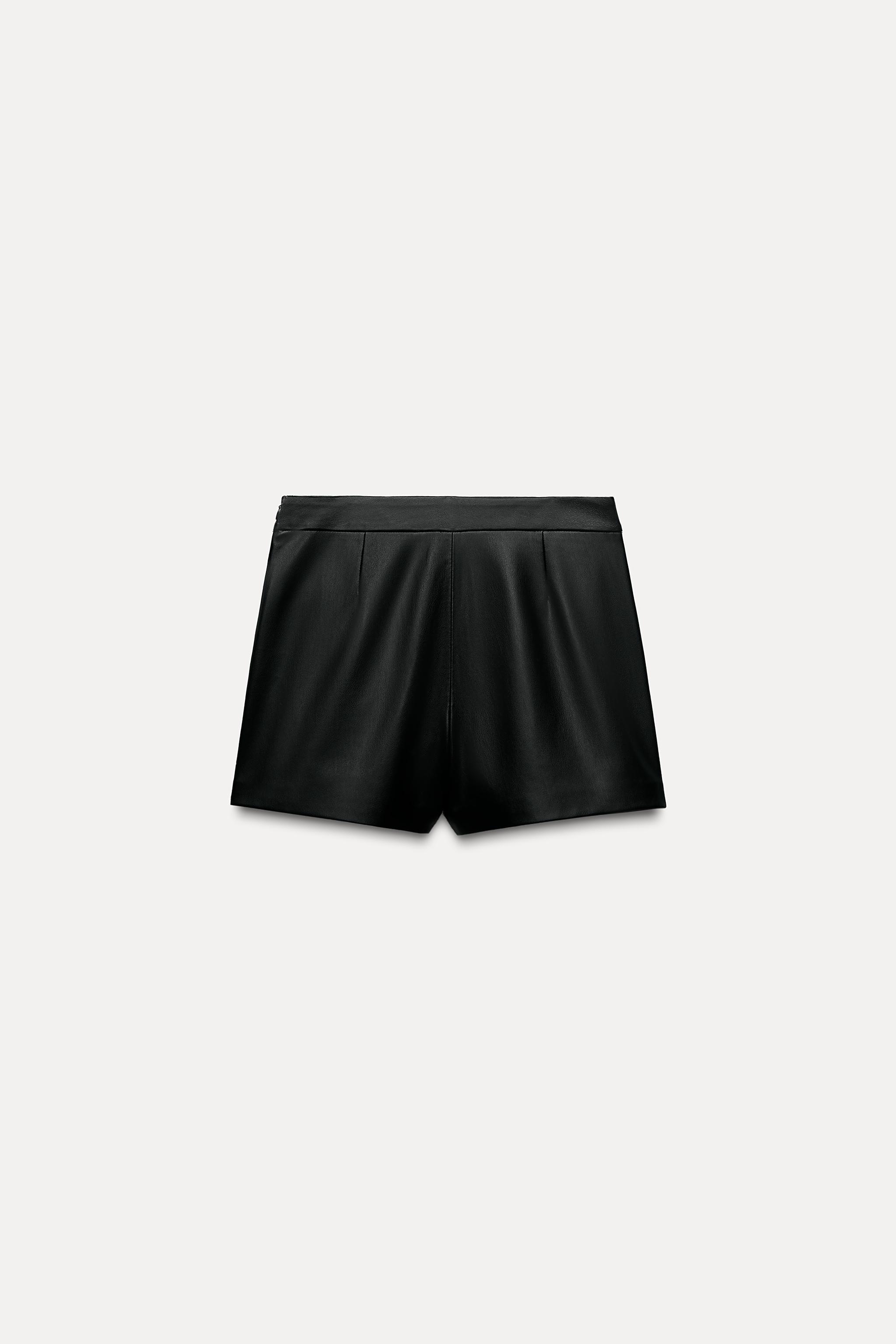 FAUX LEATHER SKORT Product Image