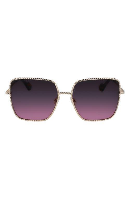 Lanvin Babe 59mm Gradient Square Sunglasses Product Image